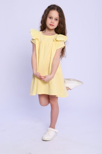 ПЛ166 Платье "Бабочка" (жёлтый) (Фото 2)
