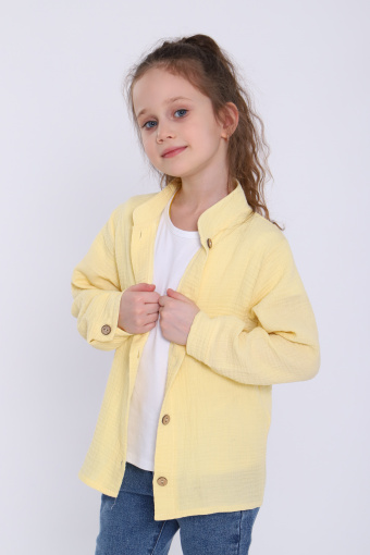 РБ016 Рубашка "Муслин" 2 (жёлтый) (Фото 2)