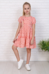 ПЛ-507 Детское платье "Белла" (персиковый) - Фабрика «Милаша»