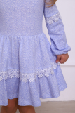 ПЛ096 Платье "Берёзка" (голубой) (Фото 4)