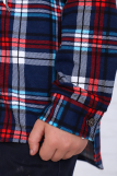 РБ010 Рубашка "Тимур" (синий; красный) (Фото 6)