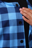 РБ010 Рубашка "Тимур" (голубой; черный) (Фото 7)
