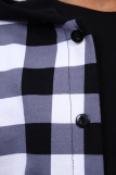 РБ010 Рубашка "Тимур" (белый; черный) (Фото 8)