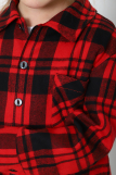 РБ015 Рубашка "Шерон" (красный; чёрный) (Фото 6)