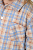 РБ015 Рубашка "Шерон" (бежевый; голубой) (Фото 8)