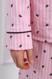 ПЖ047 Пижама "Модная" 2 (розовый, черный) (Фото 9)