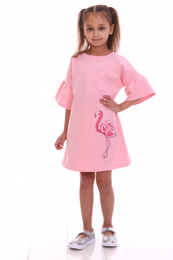 ПЛ130 Платье "Фламинго" (розовый) - Фабрика «Милаша»