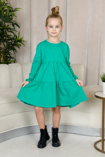 ПЛ138 Платье "Элис" (зелёный) (Фото 2)