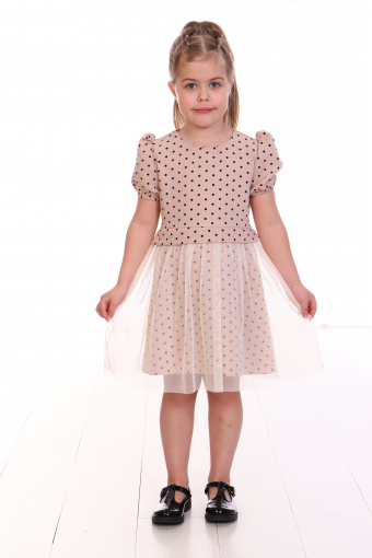 ПЛ-511 Детское платье "Белоснежка"(беж) (Фото 2)