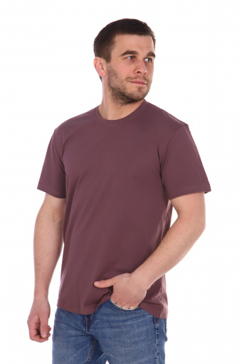 Мужская футболка одн. фиолетовая - Фабрика «Милаша»