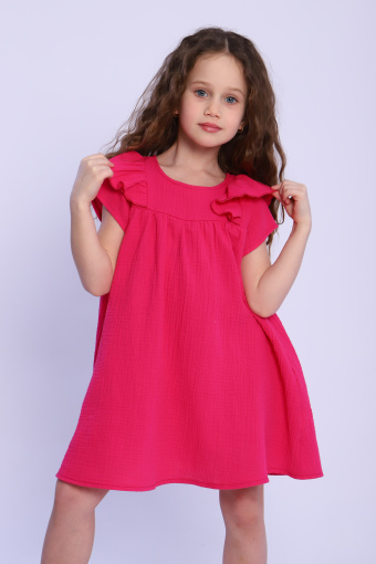 ПЛ166 Платье "Бабочка" (розовый) (Фото 2)